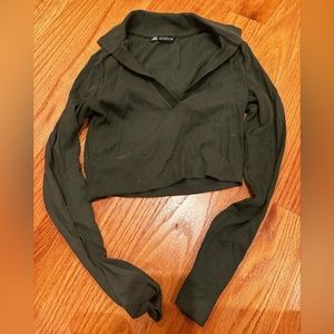 Zara crop long sleeve!